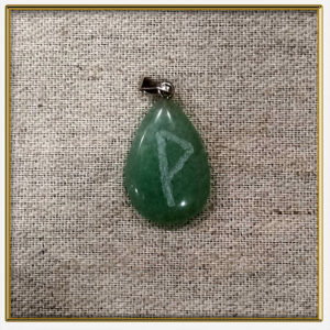 Кулон Каменный "Руна Вуньо"