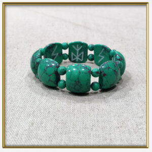 Браслет рунный "Денежный Браслет" (Бирюза)